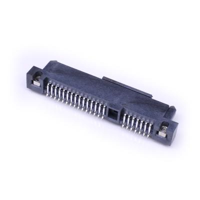 China audio & SATA SMT H5.65 Connector SATA Connector Video Donguan Type SMT Factory With Screw Holes Under SATA 7+15P for sale