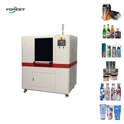 China UV-fles Rotary Inkjet Printer Windows 10 Automatische UV Flatbed Printer Te koop