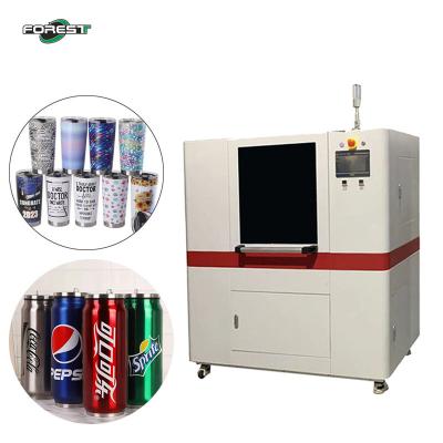 China Can Printing Machine Cylinder Inkjet Printer With EPSON I1600 Print Head For Bottle Metal Labeling for sale