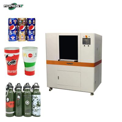 Cina Digital Ink Printer UV Cylindrical Printer For Water Bottle /Aluminum Can / Glass/ Cosmetic Bottle Printer in vendita