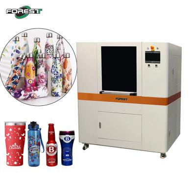 China Chinese Operation Cylinder Bottle UV Printer For Aluminum Can Plastic Glass Beer Bottle Printer for sale