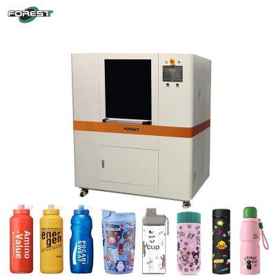 China Rotary Inkjet Printer,Cylindrical UV Printer, Aluminium Can/Glassware Printing Machine for sale