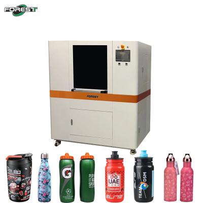 China 360 Degree Rotary UV Printer For Bottles Aluminum Beverage Can Printing Machine for sale