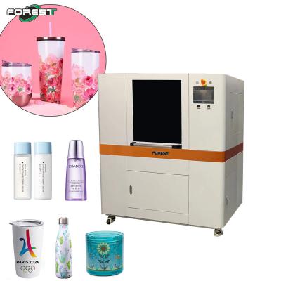 China High Precision Cylinder Inkjet Printer For Bottles Cans And Tumblers for sale