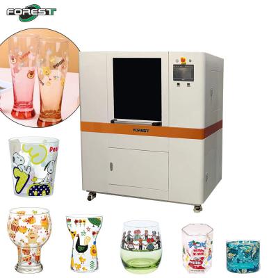 China Rotary UV Printer For Glass Bottles Efficient Printing Solution Cylinder UV Printer for sale