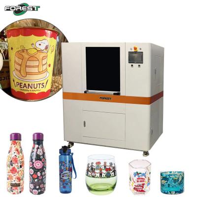 China Rotary Uv Printer 360 Round UV Cylinder Printing Machine For Bottle Mug Cup Pen Bottle for sale