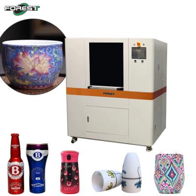 China 2400DPI MAX Rotary Inkjet Printer Industrial Printing Machine With CMYK White Varnish for sale