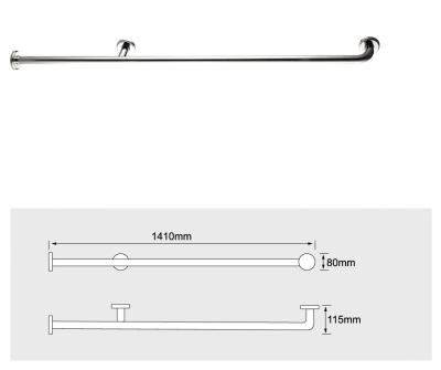 China Stability Bathroom Accessory 304 Stainless Steel Railing for sale