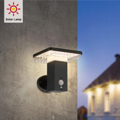 China Waterproof Unique PC Opal Lens Garden Design Solar Home Super Bright Led Light For Wall for sale