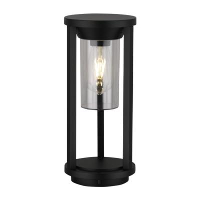 China Modern e27 round ip44 aluminum garden PC shade outdoor landscape bollard lawn light for garden for sale