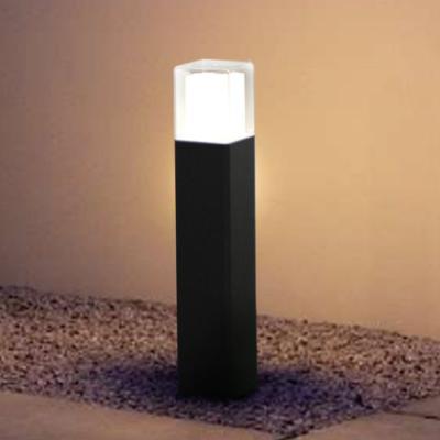 China LANDSCAPE modern graphite outdoor square aluminum cob decorative led garden lawn lamp light outdoor for sale