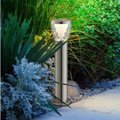 China Single Shade Motion Sensor Garden Stainless Steel PC Decorative Garden Light Pole for sale