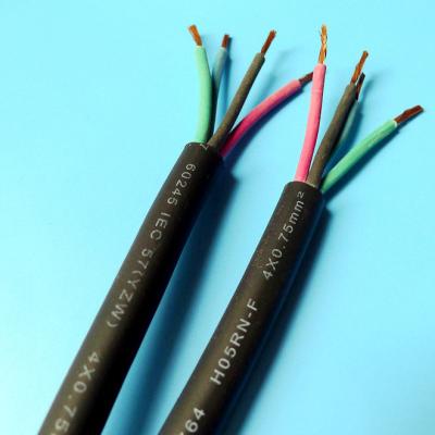 Chine VDE Industrial Electrical Cable 3x2.5mm2 3G0.75MM2 3G0.1MM2 Electrical Power Rubber Flexible Cable à vendre