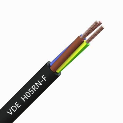 China Industrial Insulated Copper 2 Sheath 3 4 Core H03RN-F H05RN-F H07RN-F 3x1.5 3x2.5 Flexible Rubber Cable en venta