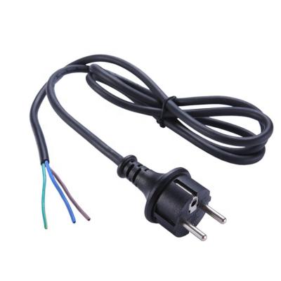 중국 Consumer Electronics Euro Schuko IP44 Plug VDE Approved Waterproof Rubber Power Cord 판매용