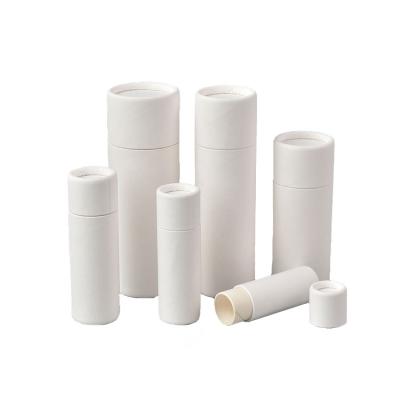 China High Quality Recycled White Paper Packaging Paper Box Materials Cylinder Rigid Gift Box White Cardboard Candle Box for sale