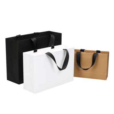 China Custom Logo Printing Plain Custom Kraft Paper Bags Cheap Wholesale Bulk Recyclable Different Price Sizes for sale