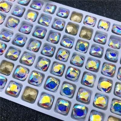 China 50Pcs/Bag K9 Nail Pointback Cloth Jewelry High Quality Stone Rhinestones Crystal Glitter Glass Decorations For Nail Art for sale