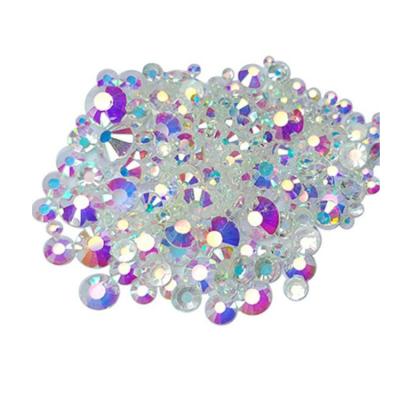 China 1444pcs/pack 3D Nail Rhinestones Mixed Round Diamond DMC Shapes Acrylic UV Nail Art Decoration 3D Nail Decoration Gel for sale