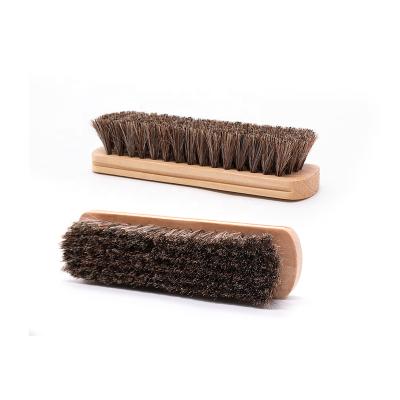 China Horse Hair Hair Sneaker Cleaning Stripper Sweep Wooden Handle Cleaning Brush for sale