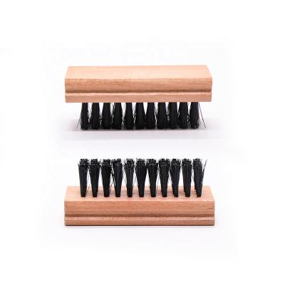 China Soft Wooden Shoe Hair Shoes Brush For Cleaning And Care Boots for sale