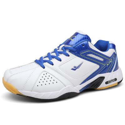 China Professional Badminton Ping Pong Shock Absorption PU Rubber Shoes For Man And Woman for sale