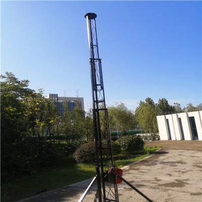 China Portable Guyed 800Mhz Aluminum WiFi Radio Cell On Wheel Tower for sale