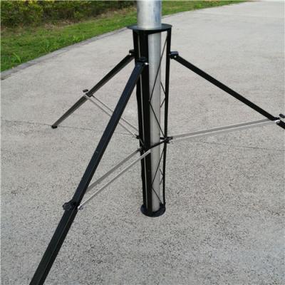 China 30ft Mast van de Kanaal de Hoofd Ineenschuivende Antenne Te koop