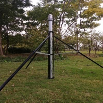 China Telescópico empuje hacia arriba el palo los 6M los 9M el 12M Portable Antenna Mast en venta