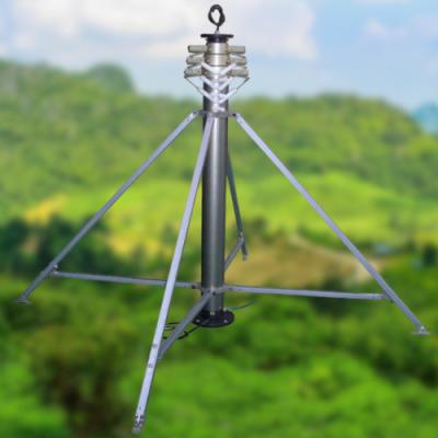 China 20ft 6M Camera Pole Aerial Photography Push Up Antenna Mast for sale