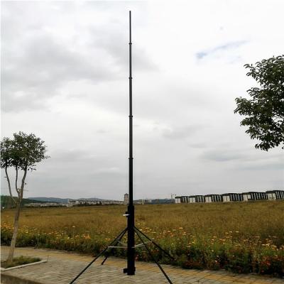 China Portable Self Lock 15m 10kG Alu Portable Antenna Mast for sale