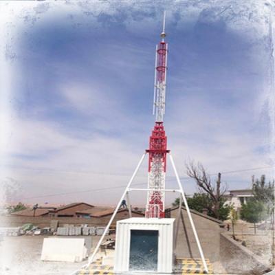 Chine Treuil battary de trépied vers le haut de 45KG 30M Lattice Steel Towers à vendre