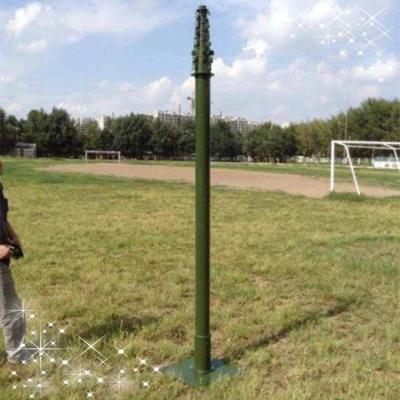 Chine Le poids léger de Guyed soulèvent 18M Aluminium Telescopic Mast à vendre