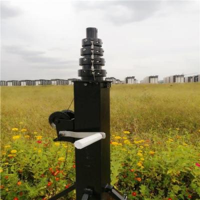 China Portable Winch Up Aluminum Telescoping Antenna Tripod Mast for sale