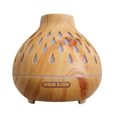 China Competitive Price 2021 Waterless Power- and Factory Drop Shape Cavity Mini Aroma Diffuser 400ML with CE ROHS FCC for Household Car Office for sale