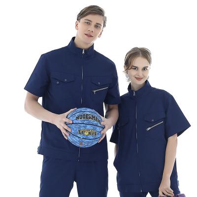 China Technician Fading Heavy Duty Comfortable Workshop Engineering Uniform Work Clothes for sale