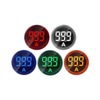 China 22mm Small Mini Amp 0-100A Ammeter LED Digital Ammeter Current Indicator Ampemeter Current Meter Gauge for sale