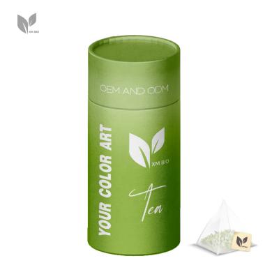 China Kraft Tube Low Fat Customized Tea Packaging 14 Day Slim Detox Tea With Logo for sale