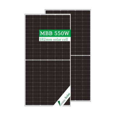 China Lovsun Solar Power System High Efficiency Module MBB 12BB 182MM Cell Solar Panel PERC Solar Module Solar Panel for sale