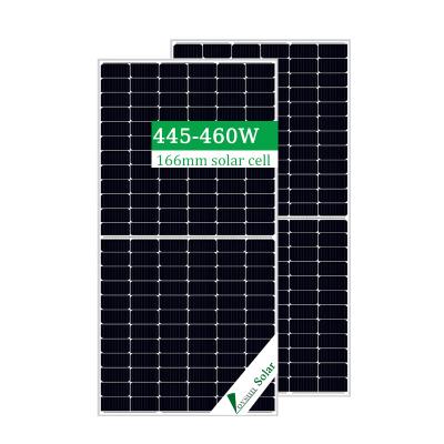 China Size A Chinese Mono Solar Panels 450W 460W Half Cell Solar Panel For Roof Installation for sale