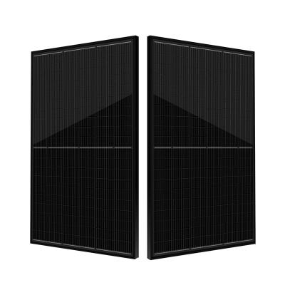 China Lovsun Solar Power System Mono Top Point 390W Solar Panels All Black Solar Panels For Solar Power System for sale