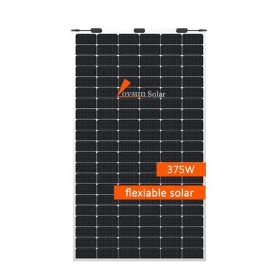 China POE China Factory Wholesale 375watt Etfe Solar Panel 365w 385w Fluctuating Semi-flexible Solar Panel Price for sale