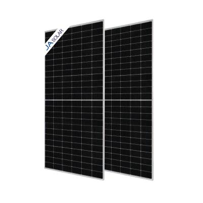 China Power System JA Half Solar Panel 530W 535W 540W 545W 550W 144 Cells 11BB Mono Solar Panel PV Module Solar Panel Roof System for sale