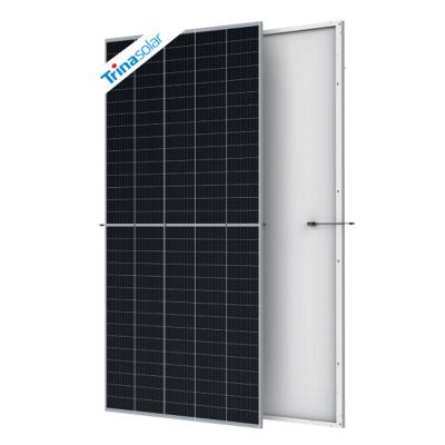 China Trina Solar Panels 600w 580w 590w Trina Vertex Solar Panel Half Monocrystalline Monocrystalline Silicon Cells Commercial Solar Panels for sale