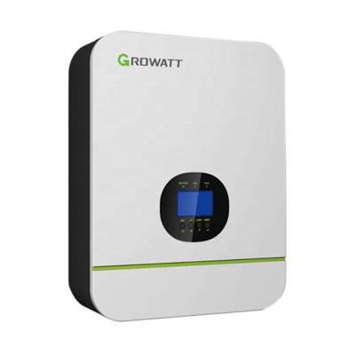 China Growatt SPF3000ES SPF5000ES Solar Inverter 48V 3000W 5000W Off Grid Inverter Charger 350/455/130mm for sale