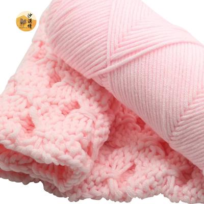 China Wholesale 8ply Fancy Yarn Acrylic Baby DIY Soft Crochet Yarn Anti-pilling Yarn For Hand Knitting for sale