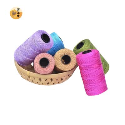 China Abrasion-Resistant More Colors High Tenacity Standard Twist Knitting Yarn Crochet Polypropylene Yarn for sale