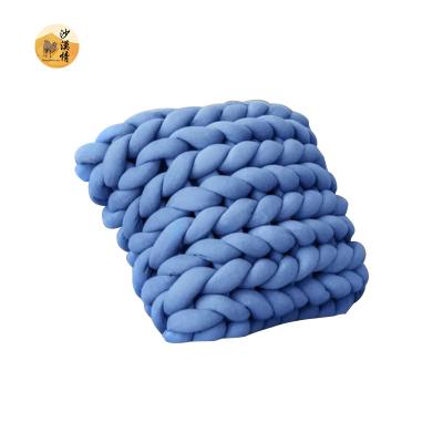 China Chunky Yarn DIY Hand Spinning Boudinage Blanket Yarn 30mm Natural Super Thick Bulky Arm Soft Anti-pilling For Knitting for sale