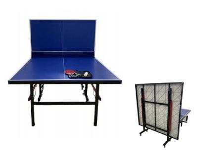 China Outdoor Waterproof Blue Folding Legs Ping Pong Feierdun Outdoor Custom Cheap Price Competition Ping Pong Table for sale