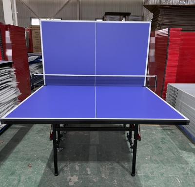 China Assets; Cheapest MDF Foldable Indoor 15mm Top Foldable Moving Durable Ping Pong Tables for sale